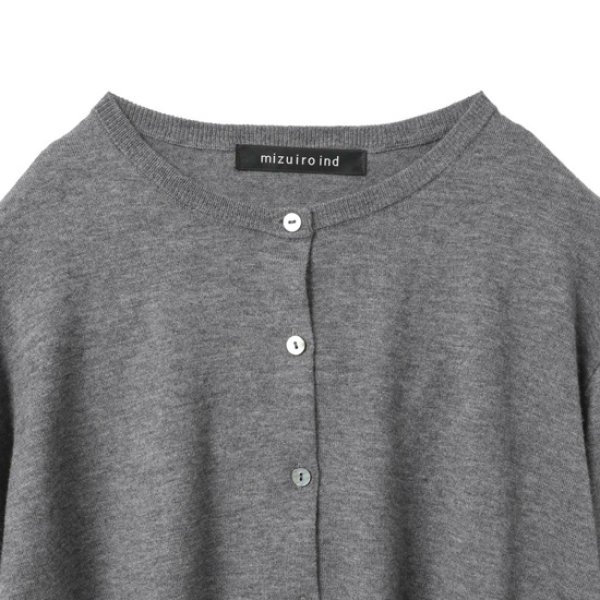 画像6: mizuiroind / ミズイロインド クルーネックショートカーディガン (6)