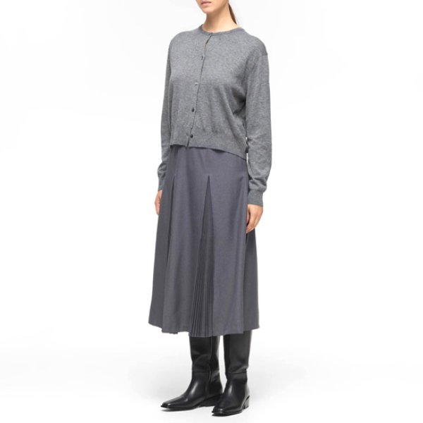 画像4: mizuiroind / ミズイロインド クルーネックショートカーディガン (4)