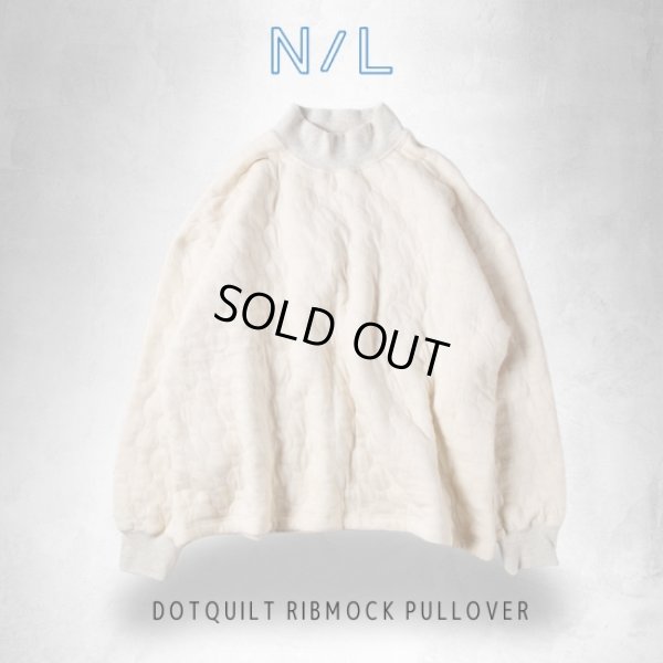 画像9: NATURAL LAUNDRY / ナテュラルランドリー ドットキルト リブモックプルオーバー (9)