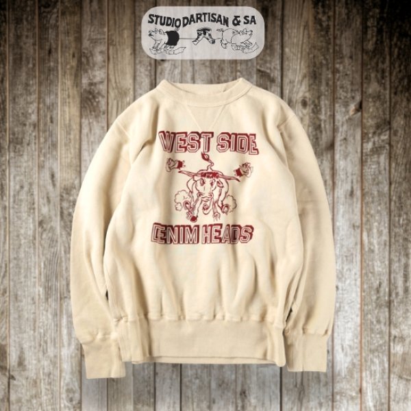 画像1: STUDIOD'ARTISAN / ステュディオダルチザン プリントスウェット (1)