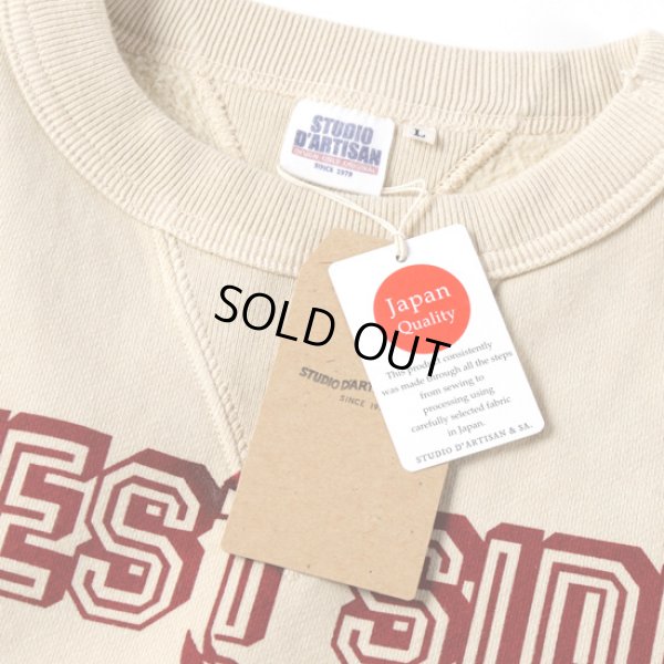 画像4: STUDIOD'ARTISAN / ステュディオダルチザン プリントスウェット (4)