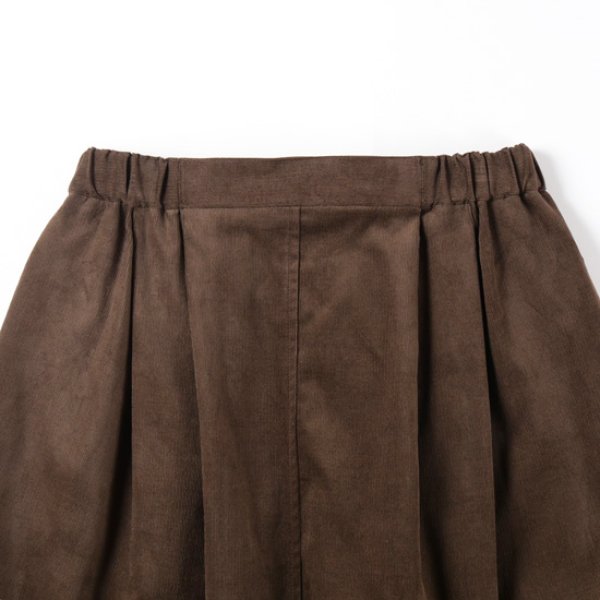画像2: MidiUmi / ミディウミ コーデュロイ コクーンスカート (2)