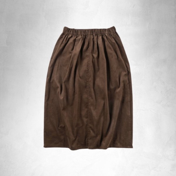 画像6: MidiUmi / ミディウミ コーデュロイ コクーンスカート (6)