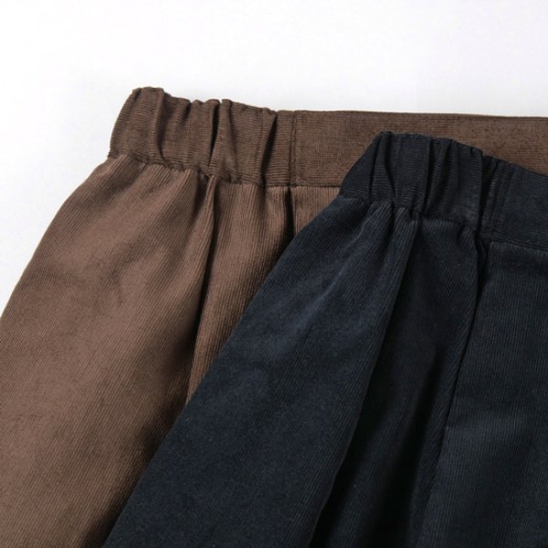 画像9: MidiUmi / ミディウミ コーデュロイ コクーンスカート (9)