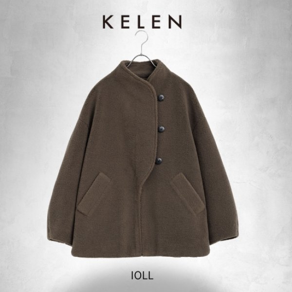 画像5: KELEN / ケレン デザインカラーボアコート IOLL (5)