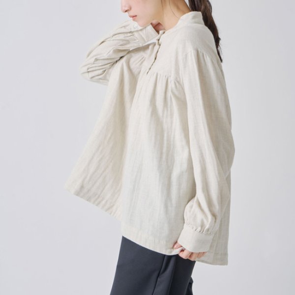 画像8: KELEN / ケレン ギャザーデザインコットンブラウス SAYAN (8)