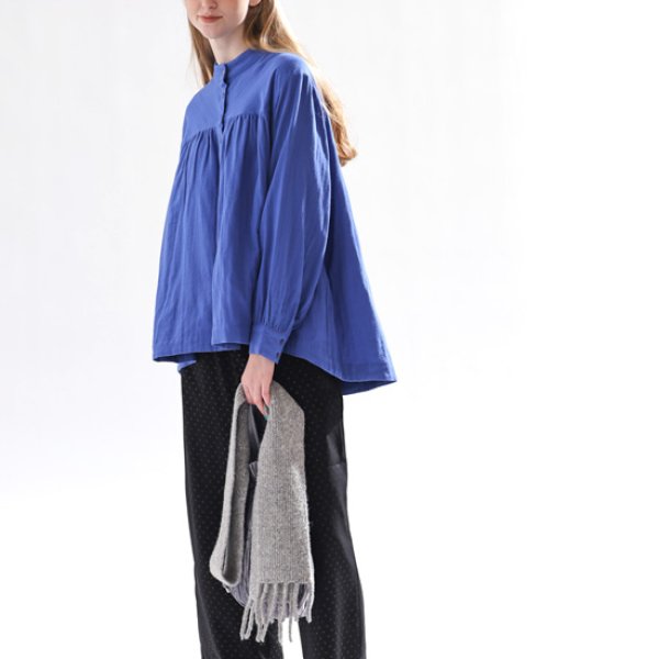 画像4: KELEN / ケレン ギャザーデザインコットンブラウス SAYAN (4)