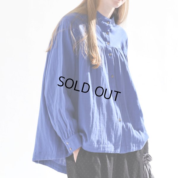 画像2: KELEN / ケレン ギャザーデザインコットンブラウス SAYAN (2)