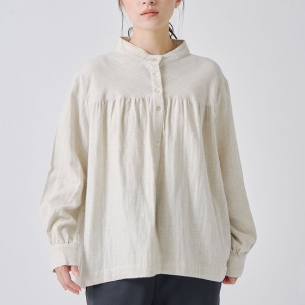 画像7: KELEN / ケレン ギャザーデザインコットンブラウス SAYAN (7)