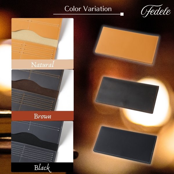 画像8: トナリノショップ　薄型ロングウォレット　Fedele (8)