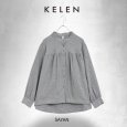 画像12: KELEN / ケレン ギャザーデザインコットンブラウス SAYAN (12)