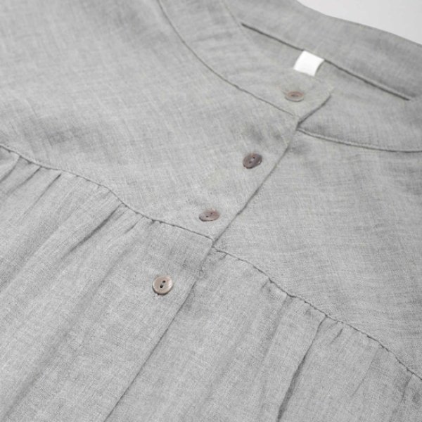 画像14: KELEN / ケレン ギャザーデザインコットンブラウス SAYAN (14)