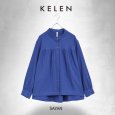 画像5: KELEN / ケレン ギャザーデザインコットンブラウス SAYAN (5)