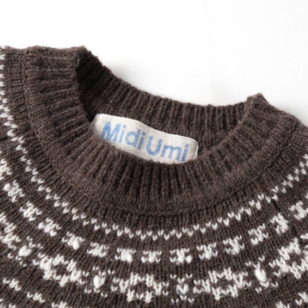 画像4: MidiUmi / ミディウミ ノルディックニットプルオーバー (4)