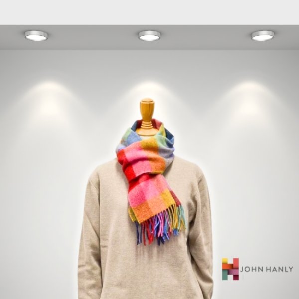 画像10: JOHN HANLY / ジョンヘンリー アイリッシュウールスカーフ Short (10)