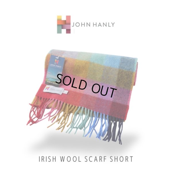 画像2: JOHN HANLY / ジョンヘンリー アイリッシュウールスカーフ Short (2)