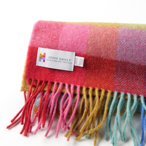 画像3: JOHN HANLY / ジョンヘンリー アイリッシュウールスカーフ Short (3)