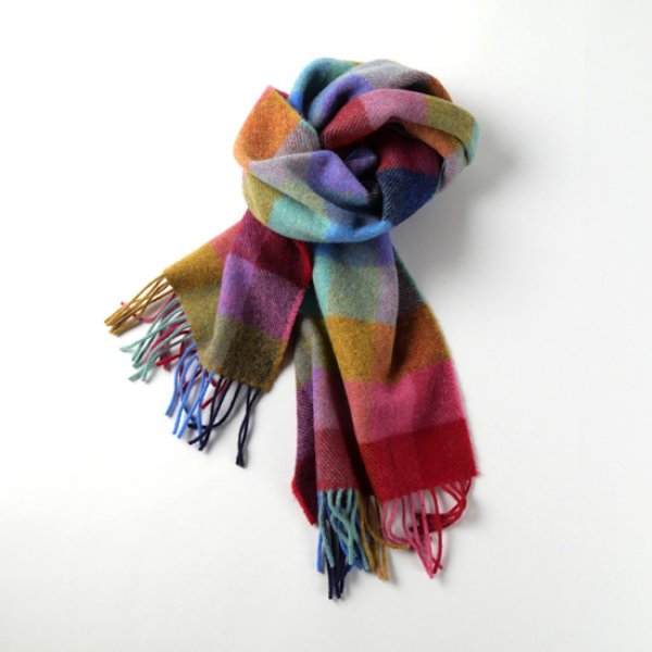 画像6: JOHN HANLY / ジョンヘンリー アイリッシュウールスカーフ Short (6)