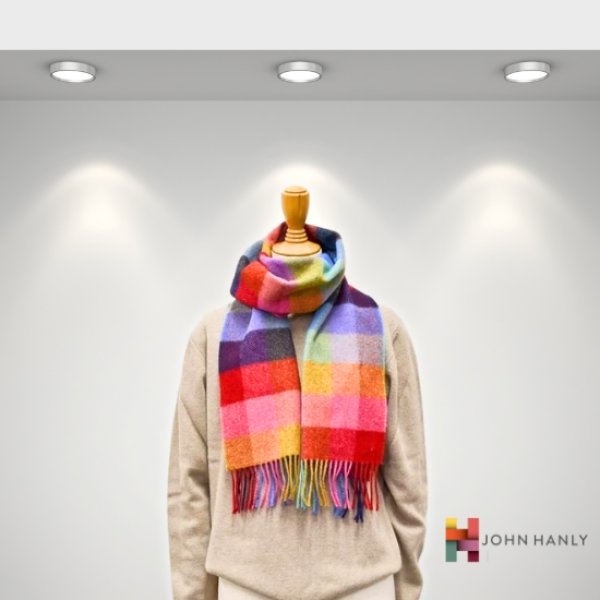 画像9: JOHN HANLY / ジョンヘンリー アイリッシュウールスカーフ Short (9)