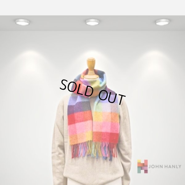画像9: JOHN HANLY / ジョンヘンリー アイリッシュウールスカーフ Short (9)