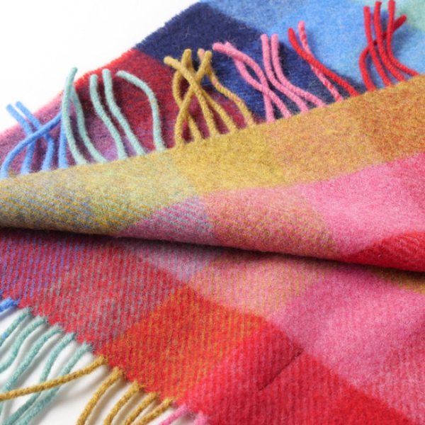 画像5: JOHN HANLY / ジョンヘンリー アイリッシュウールスカーフ Short (5)