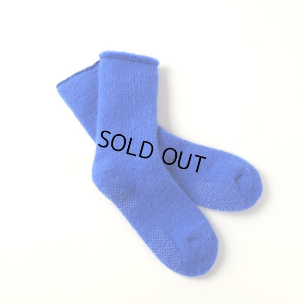 画像2: yahae / ヤハエ モヘア ウールパイルソックス (2)