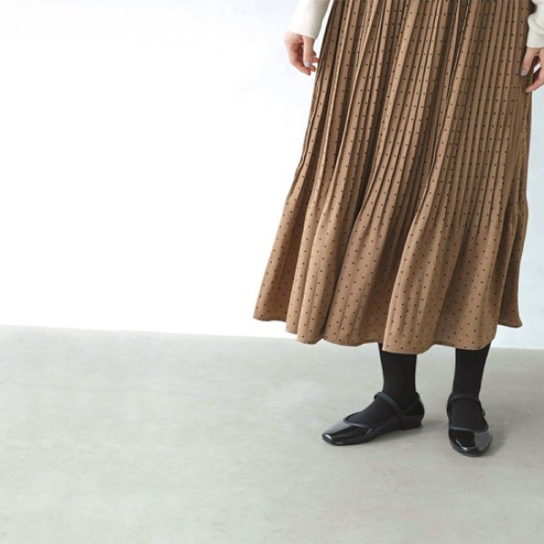 画像4: sosotto / ソソット DOT消しプリーツスカート (4)