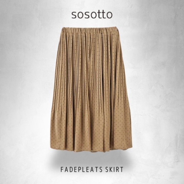 画像8: sosotto / ソソット DOT消しプリーツスカート (8)