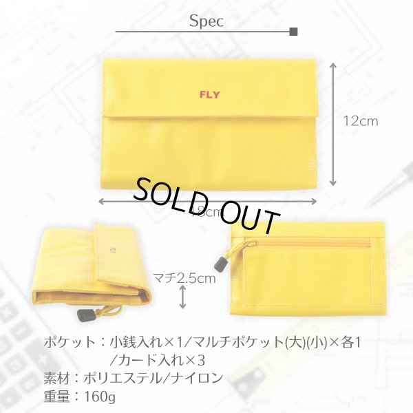 画像6: 1/2 HALF / ニブンノイチハーフ ターポリン ロングマルチウォレット (6)