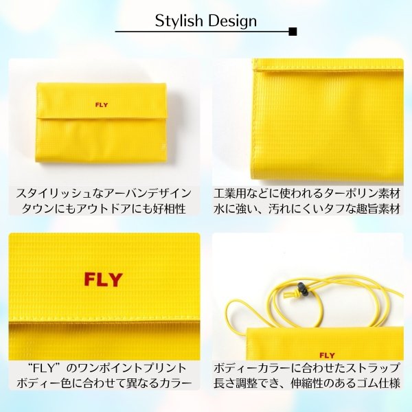 画像4: 1/2 HALF / ニブンノイチハーフ ターポリン ロングマルチウォレット (4)