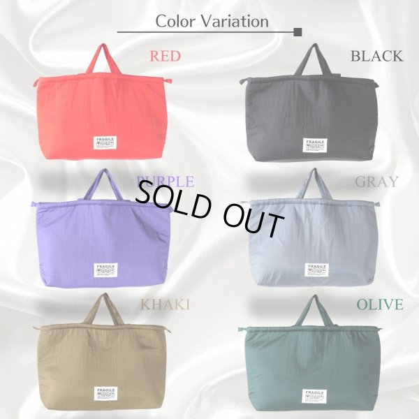 画像7: 1/2 HALF / ニブンノイチハーフ ナイロンパフ 2WAYドローストリングス M (7)