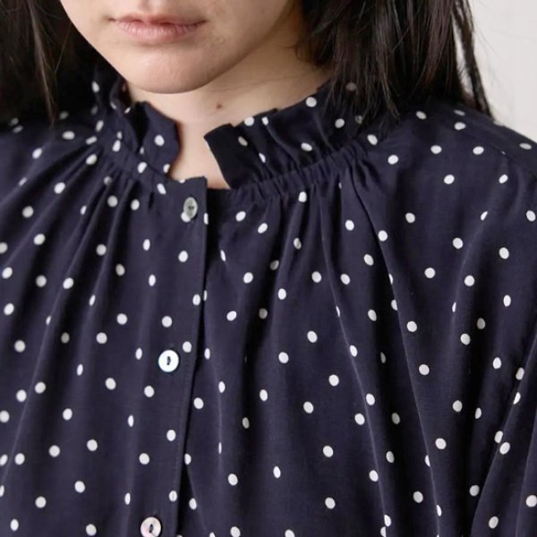 画像3: MidiUmi / ミディウミ IPEKERプリントドットシャツ (3)