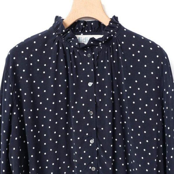 画像10: MidiUmi / ミディウミ IPEKERプリントドットシャツ (10)