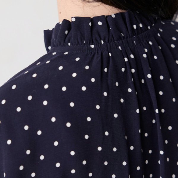 画像8: MidiUmi / ミディウミ IPEKERプリントドットシャツ (8)