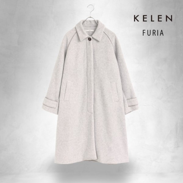 画像13: KELEN / ケレン ステンカラーフリースコート FURIA (13)