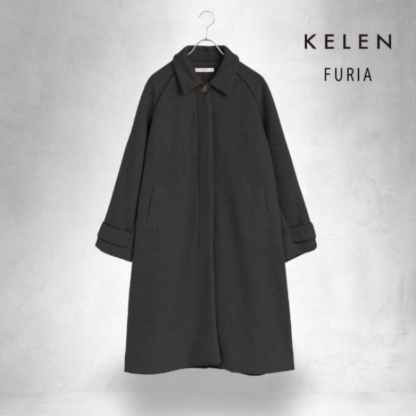 画像14: KELEN / ケレン ステンカラーフリースコート FURIA (14)