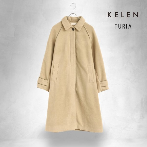 画像9: KELEN / ケレン ステンカラーフリースコート FURIA (9)