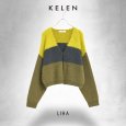 画像5: KELEN / ケレン トリコロールシャギーニットカーディガン LIHA (5)