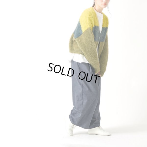 画像4: KELEN / ケレン トリコロールシャギーニットカーディガン LIHA (4)