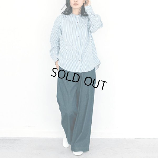 画像7: PONT DE CHALONS / ポンデシャロン 刺繍ボタンシャツ (7)