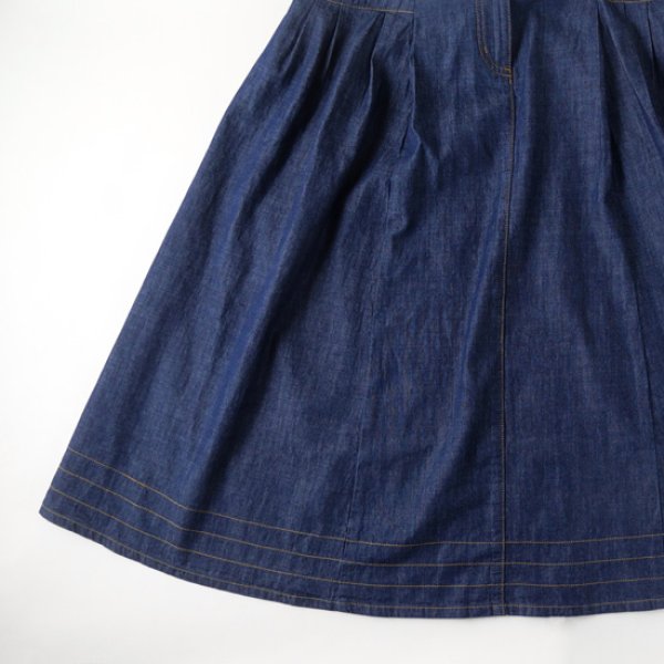 画像12: sosotto / ソソット 5.5ozデニムタックスカート (12)