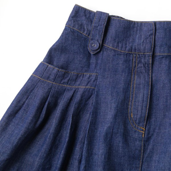 画像8: sosotto / ソソット 5.5ozデニムタックスカート (8)