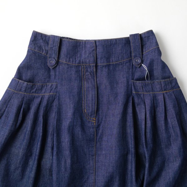 画像7: sosotto / ソソット 5.5ozデニムタックスカート (7)