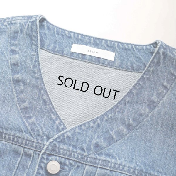 画像9: KELEN / ケレン Vネックデザインデニムジャケット JEY (9)