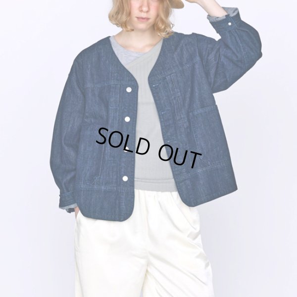 画像2: KELEN / ケレン Vネックデザインデニムジャケット JEY (2)