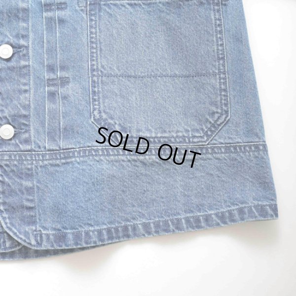 画像10: KELEN / ケレン Vネックデザインデニムジャケット JEY (10)