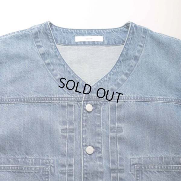 画像8: KELEN / ケレン Vネックデザインデニムジャケット JEY (8)