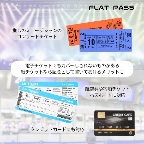 画像3: トナリノショップ　FLAT PASS チケットホルダー (3)