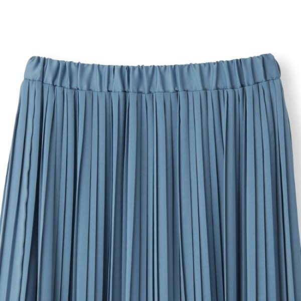 画像6: sosotto / ソソット アンティークサテン 消しプリーツスカート (6)