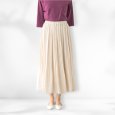 画像3: sosotto / ソソット アンティークサテン 消しプリーツスカート (3)
